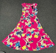 Lauren Ralph Lauren LD Transitions Halter Maxi Pink Summer Dress Floral Size 6