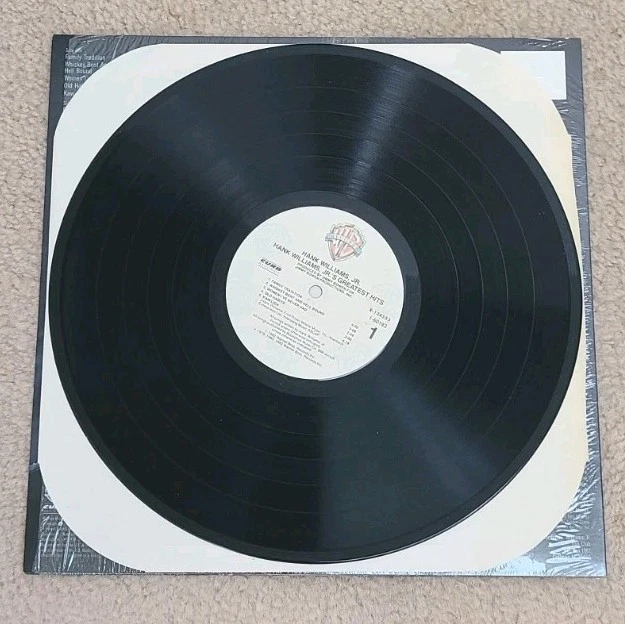 Hank Williams Jr.'s Greatest Hits Vinyl LP RCA 1982 VG+ w/ Shrink - Image 4 of 4