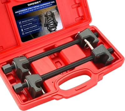 Macpherson Strut Spring Compressor Tool Kit 2PCS Coil Spring Compressor with Det - Picture 1 of 12