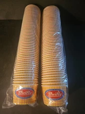 100 Vintage Thrifty Ice Cream 8 oz Cups NIP Collectible So CA Dairy Drug Store