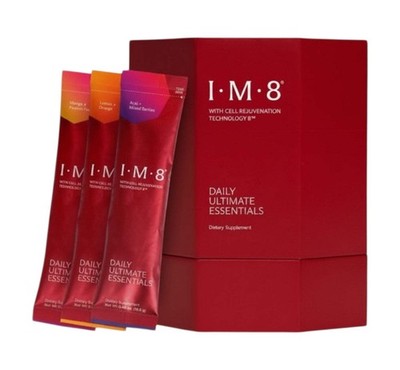 IM8 Daily Ultimate Essentials Variety Pack 30 Beutel mit Aufbewahrungsbox