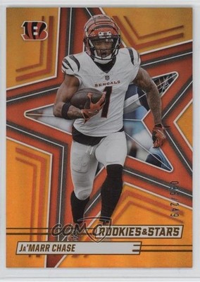 2025 Panini Rookies & Stars Orange /249 Ja'Marr Chase #56 19n6