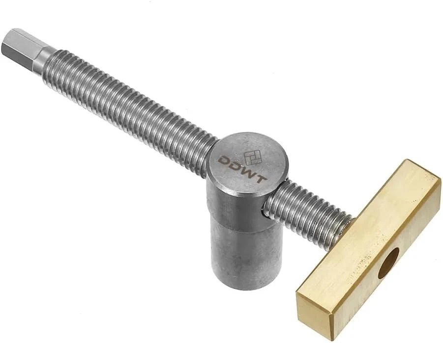 DDWT 2 Pack Bench Dog Clamp Hole with 4 Dogs Silver  - Image 4 of 4