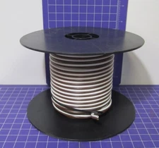 2-Wire Bonded Parallel - White/Brown 100 Feet, 16 Gauge 16/2 Stranded