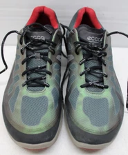 ECCO BIOM FJUEL RACER  WOMEN'S 41 / 10.5   GREEN GRAY IRIDESCENT RUNNING SHOES