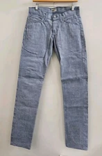 Naked & Famous Selvedge Chambray Denim Jeans Blue Weird Guy Men’s Size 30