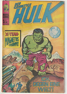   DER GEWALTIGE HULK #22, Williams Verlag/Marvel Comics 1975 COMICHEFT Z2
