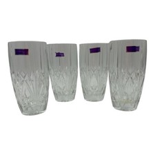 Marquis Waterford Brookside Hiball Glasses set of 4 Czech Republic 154602
