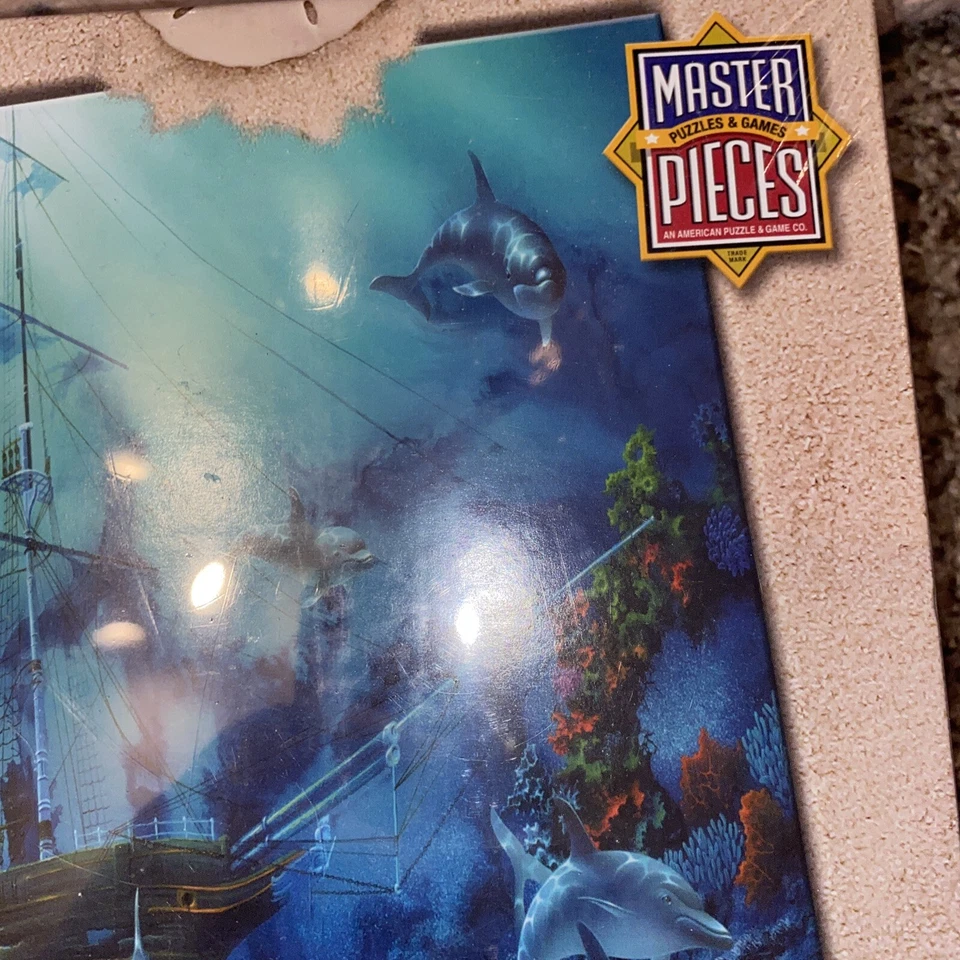 Ocean Treasures David Miller 杰作 1500 件拼图 24"x33" A41 — 第 2/3 张图片