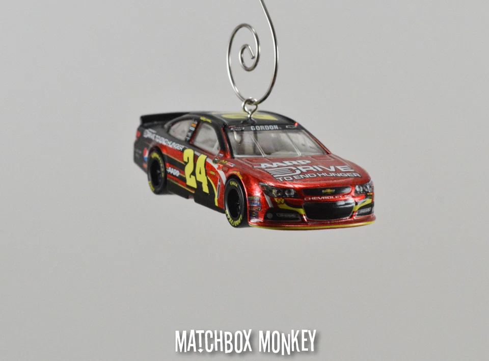 Adorno de Navidad Personalizado 1/64 Jeff Gordon NASCAR AARP JEGS 3M Pepsi Buen año Foto 2 de 4