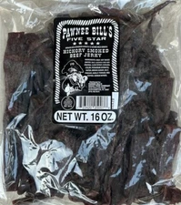 Pawnee Bill 16 oz Original Beef Jerky 1 Bag Free Shipping