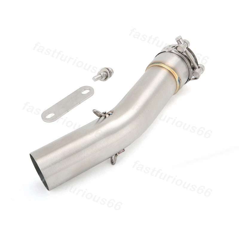 Sistema de escape de tubo medio silenciador de fibra de carbono 51 mm para Yamaha FZ1 FZ-1 2006-2015 Foto 4 de 4