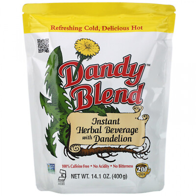 Dandy Blend, Instant Herbal Beverage With Dandelion, Caffeine Free, 14.1 Oz G)