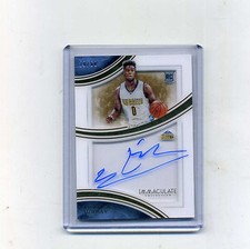 2015-16 Panini Immaculate Bask. Emmanuel Mudiay Shadowbox RC Autograph #39/60