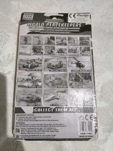World Peacekeepers Power Team Elite 9.3cm posable action figure + accessories - Picture 2 of 2