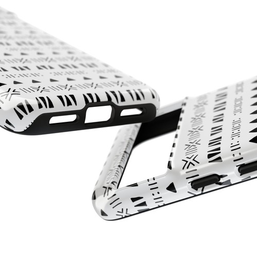 Black and White Southwestern Aztec Pattern Google Pixel Tough Cases - 第 32/131 張圖片