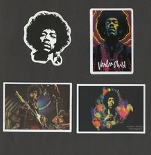 JIMI HENDRIX Sticker CLASSIC 1960s ELECTRIC guitar PSYCHEDELIC blues ACID ROCK