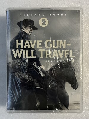 Have Gun Will Travel Seasons 1 2 3 4 (DVD, 25-Disc Set) NEW 