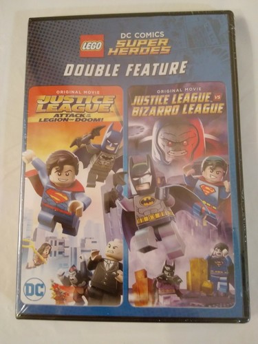 Lego DC Comics Super Heroes double feature 2016 WB DVD not rated Sealed ...