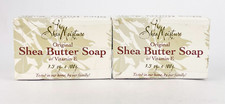 The Shea Moisture Original Shea Butter Soap With Vitamin E 3.5 Oz Lot of 2