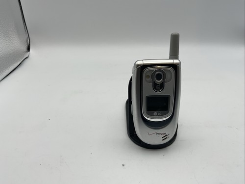 LG VX6100 Vintage Cellular Flip Phone (Verizon) - Silver - 1099