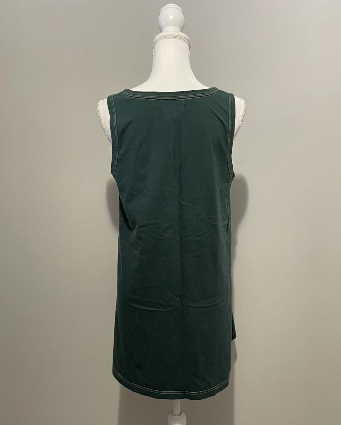 UNDERCOVER Canotta vintage Victoria’s Secret Country cotone taglia M media senza maniche verde