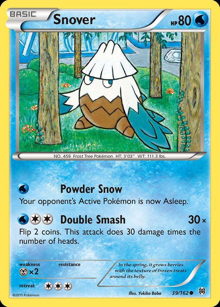 Pokemon Snover (39/164) BREAKthrough LP