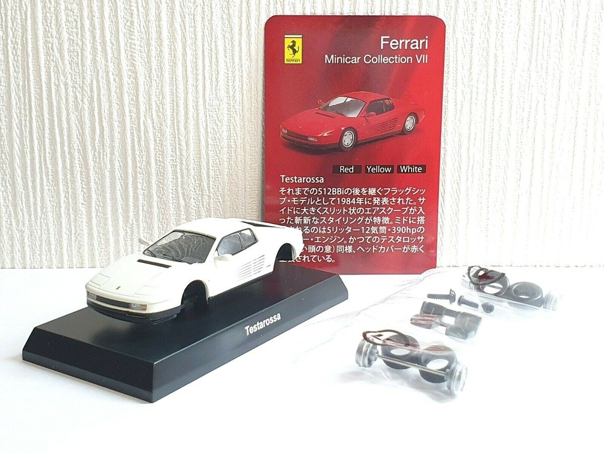 1/64 Kyosho Ferrari VII TESTAROSSA WHITE Miami Vice diecast