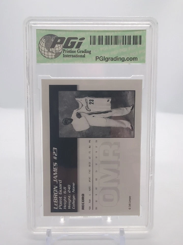 LeBron James 2004 OMR Rookie Card - PGi Graded - Gem Mint 10 - Image 2 of 2