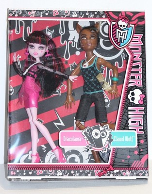 monster high draculaura and clawd