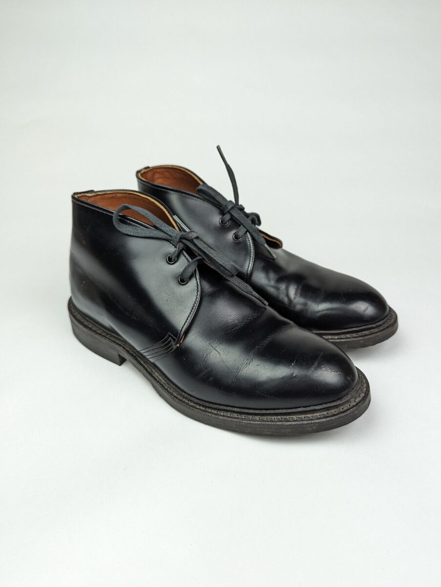 RED WING HERITAGE Men's Sz US 8 Caverly Black Leather Chukka RED WING HERITAGE Men's Sz US 8 Caverly Black Leather Chukka