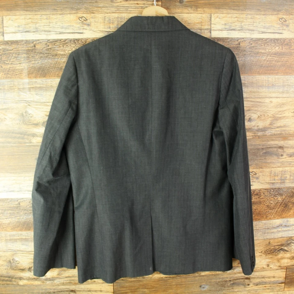 APC Mens Blazer 40R Mens Sport Coat Jacket casual gray cotton wool lined - Image 3 of 4