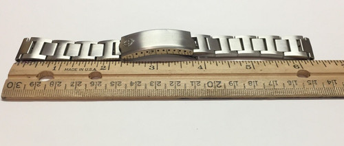 VINTAGE JB CHAMPION STAINLESS STEEL U.S.A ZODIAC WATCH BAND