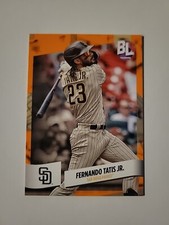 2024 Big League Base Common Electric Orange Foil # 122 Fernando Tatis Jr. E9