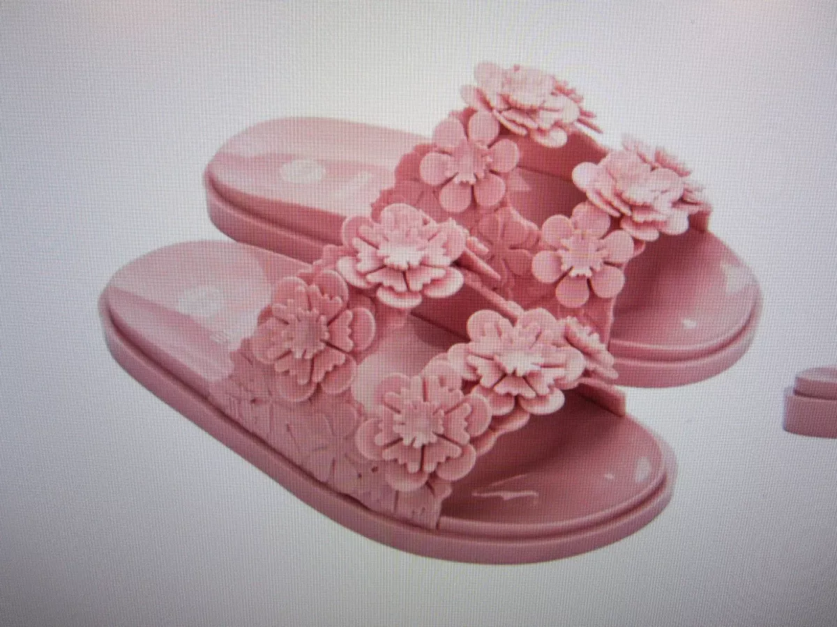 NIB MELISSA X VIKTOR ROLF BLOSSOM PINK SANDALS SIZE 6