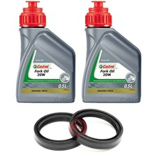 KIT 1L CASTROL 20W PARAOLI FORCELLA 31,5x45x7,1 HARLEY SST 250 250 76-78