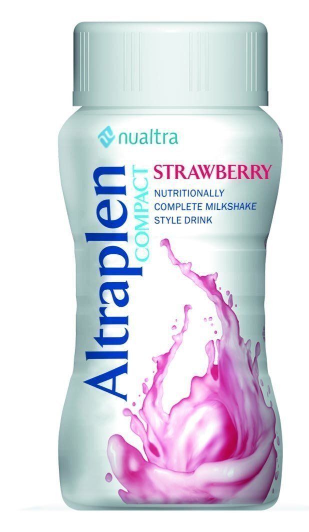 Nualtra Altraplen Strawberry 4X125ml - High-Energy Medical Nutrition Shake, 300 Kcal, 12 G Protein, Gluten & Lactose Free - Image 3