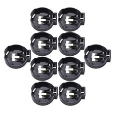 10 PCS Black CR2477 Coin Cell Button Battery Socket Holder for 3V Button Battery