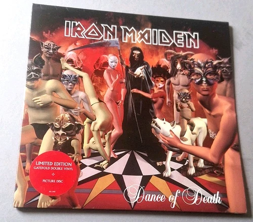 IRON MAIDEN~~DANCE OF DEATH~~2003~~LTD EDITION~~DOUBLE PIC DISC ALBUM~~EMI
