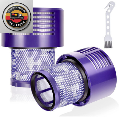 Leadaybetter V10 Filter für Dyson 2 Stück Ersatzfilter für Dyson V10