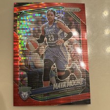 MAYA MOORE 2025 Panini Prizm WNBA SILVER RED PULSAR HOLO SSP /299 Lynx #135