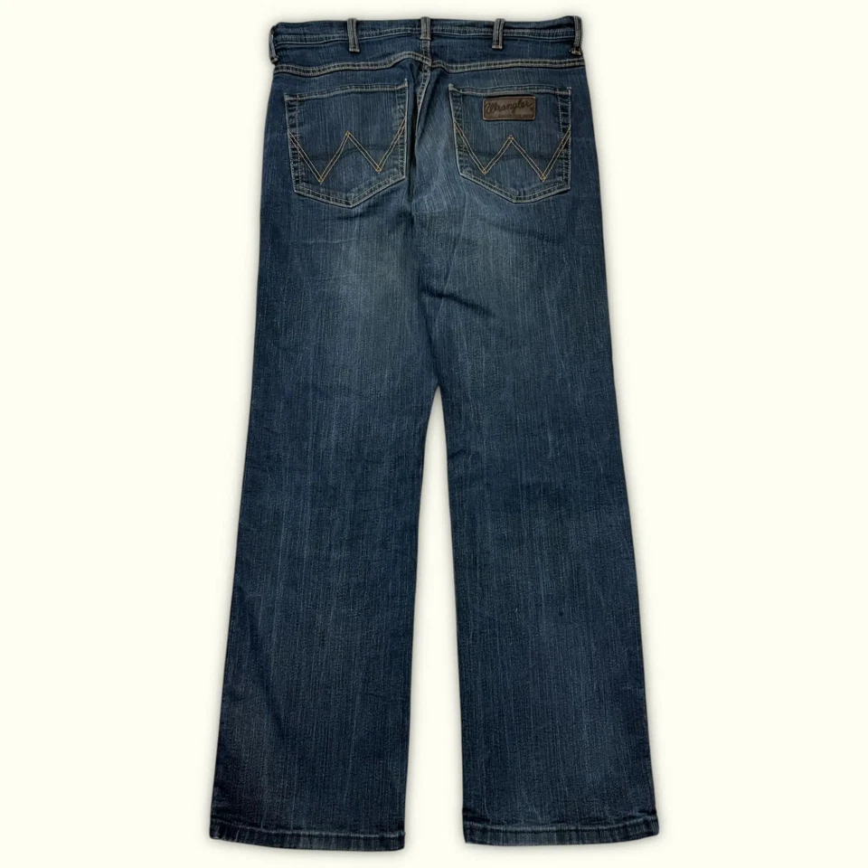 wrangler Vaqueros W30/L30 Azul Excelente Hombres (m194) - Imagen 2 de 4