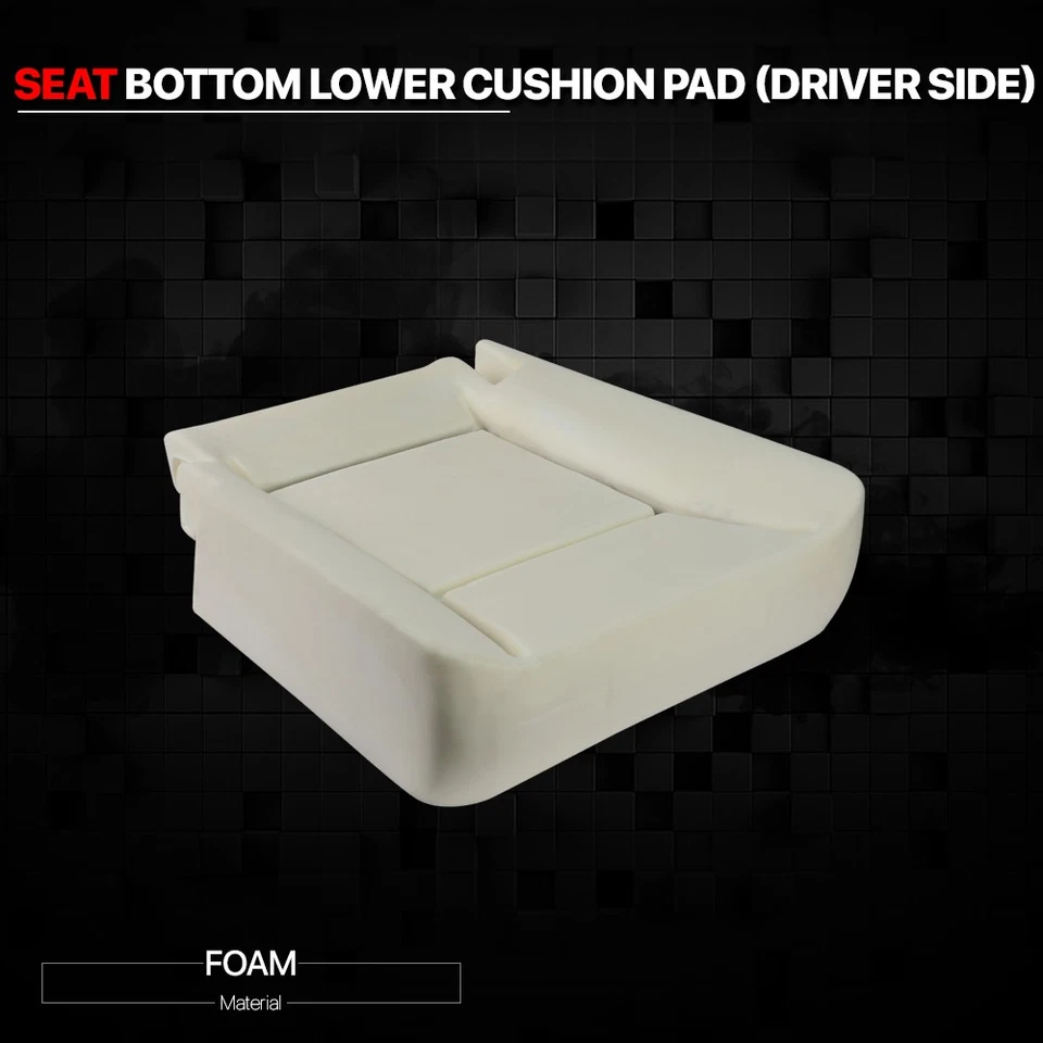 Almohadilla de cojín inferior para asiento con canastilla lateral del conductor para camioneta Dodge Ram 2006-2010 Foto 2 de 4