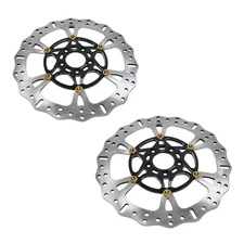 2PCS 14" Floating Front Brake Rotor for Harley Electra Glide FLHT FLHTCU FLHTC