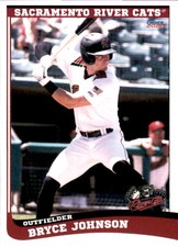2022 Sacramento River Cats Choice #16 Bryce Johnson Cypress Texas Baseball Card