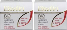 Lavilin Bio Balance Underarm Deodorant Cream Odor Free Up to 7 Days 2 Pack