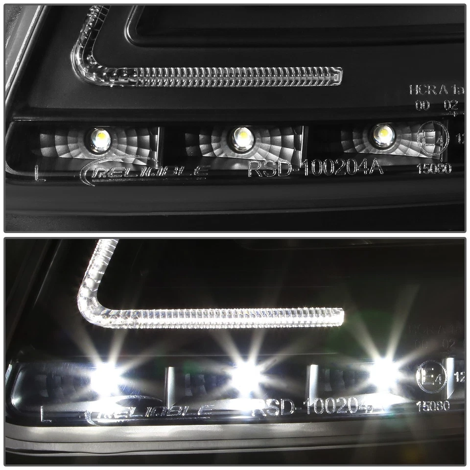 PARA 05-08 AUDI A4/S4 SEDÁN WAGON LED DRL NEGRO PROYECTOR FAROS + JUEGO DE HERRAMIENTAS Foto 4 de 4