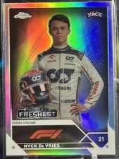2023 Topps Chrome Formula 1 - F1 Freshest Nyck De Vries #193 Refractor (RC)
