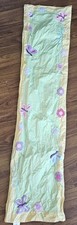 Blossoms Blooms 51x12 Table Runner Spring Floral Butterfly Spring Embroidered
