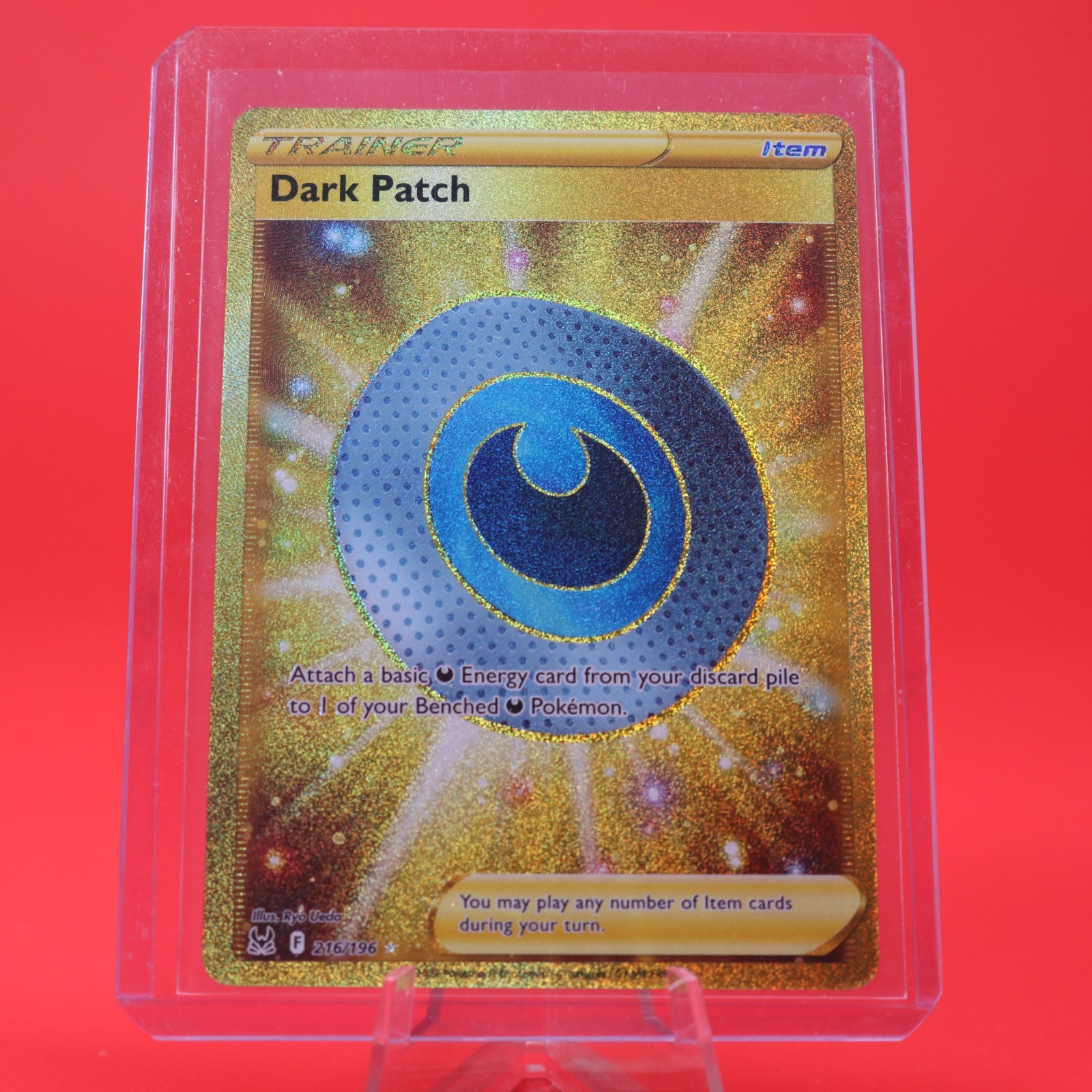 2022 Pokémon TCG Lost Origin Secret Rare 216/196 Dark Patch